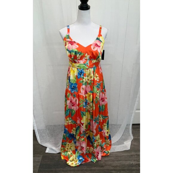 Boston Proper Dresses & Skirts - Boston Proper NEW Tropical Capri Tiered Maxi Dress size Small SOLD OUT